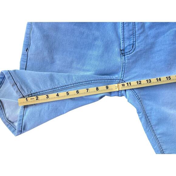 Tailor Vintage Greenwich 9" Inseam Slim Fit Stretch Denim Shorts Light Blue – 34 - Picture 11 of 14